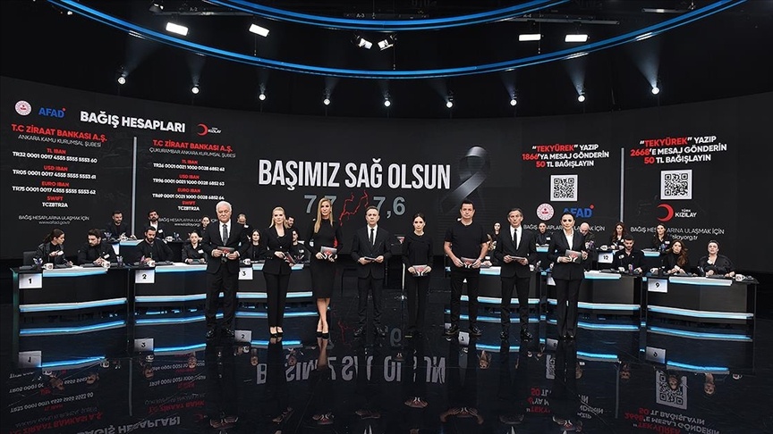 برگزاری کارزار «ترکیه یکدل» با شرکت سلبریتی های حکومتی ترکیه 