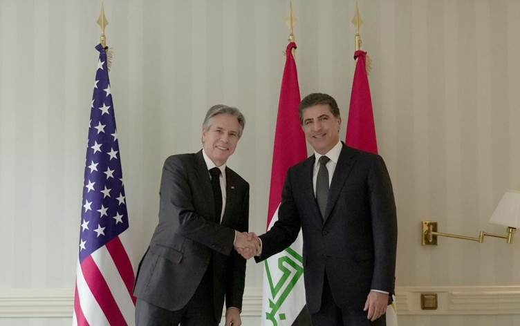 رییس اقلیم کردستان و وزیر امور خارجه امریکا در مونیخ دیدار کردند