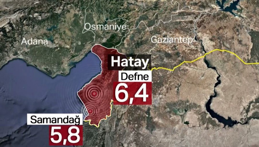 4 زمین لرزه و هشدار سونامی در ختای ترکیه