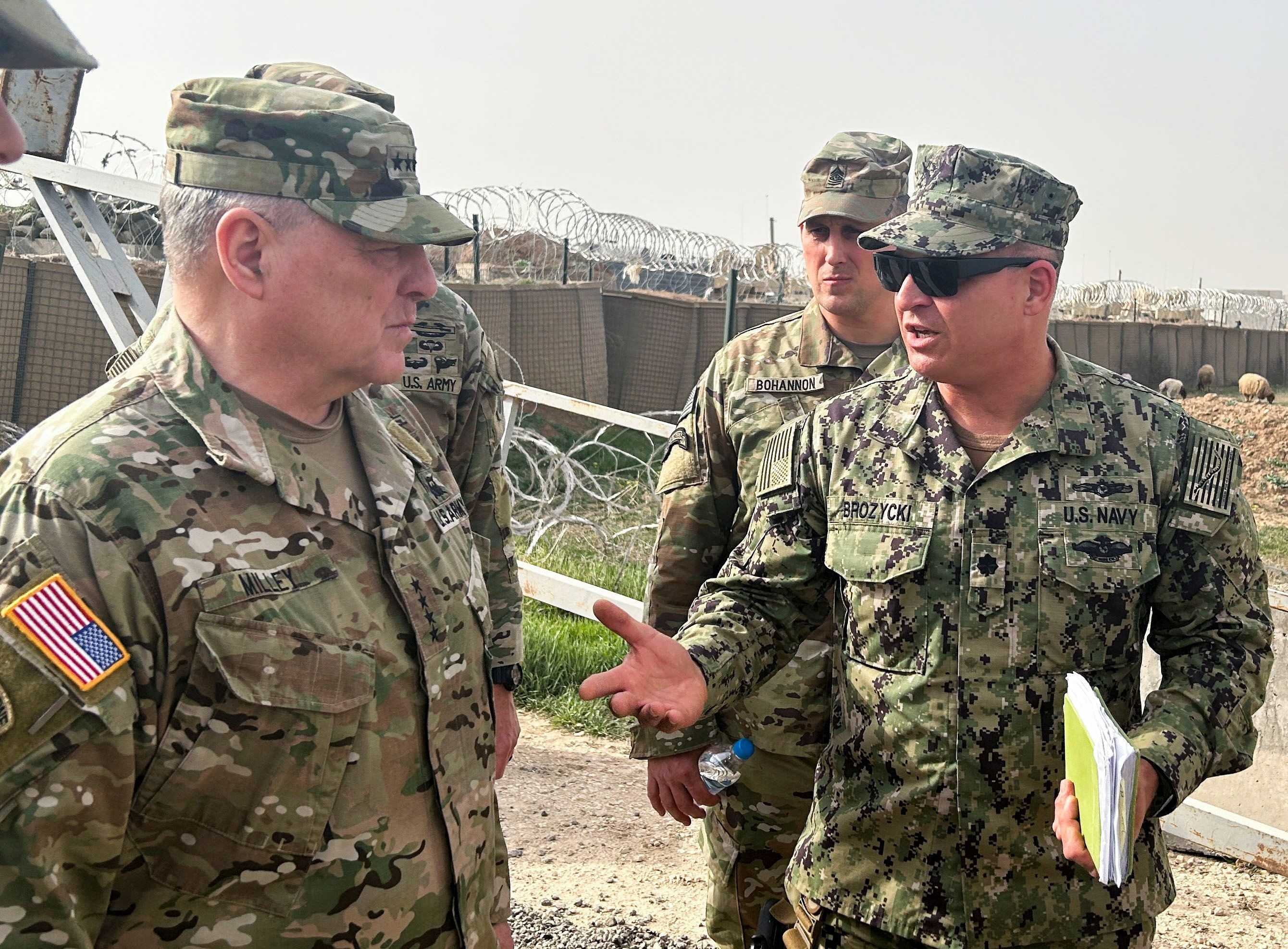 آمریکا دیدار رئیس ستاد مشترک ارتش با مقامات کرد سوریه را تکذیب کرد