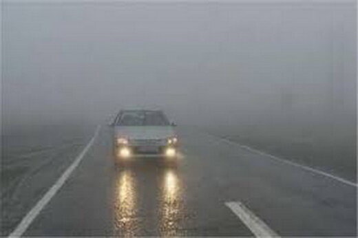 باران و مه غلیظ در اغلب محورهای آذربایجان غربی