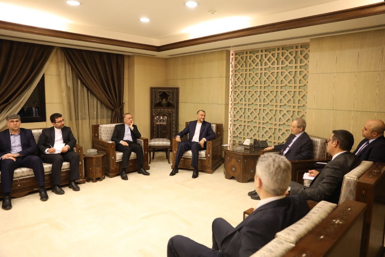 وزرای امور خارجه ایران و سوریه در دمشق گفتگو کردند