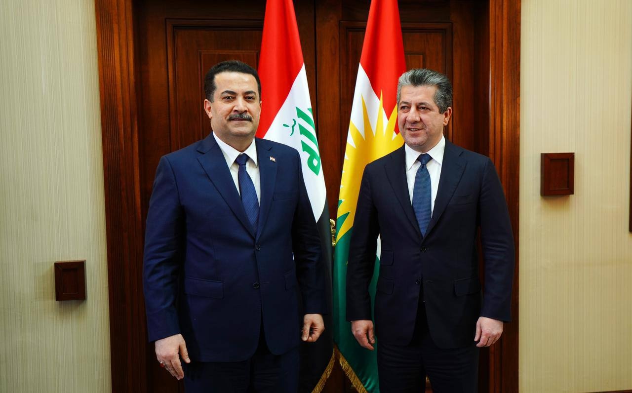 نخست‌وزیر عراق و نخست‌وزیر اقلیم کردستان دیدار کردند