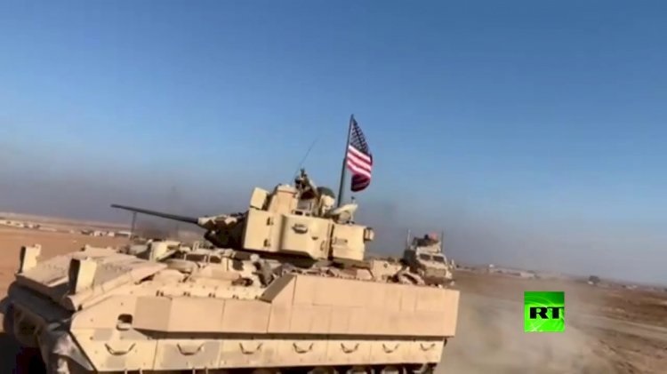 ورود کاروان نظامی ارتش آمریکا به کردستان سوریه