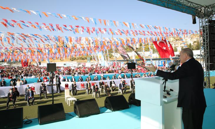 Erdogan says Şirnak is as developed as other provinces, overlooking years of clashes, neglect