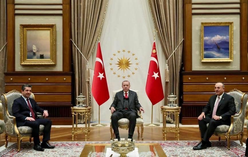 Masrour Barzani meets Erdogan in Ankara Masrour Barzani meets Erdogan in Ankara