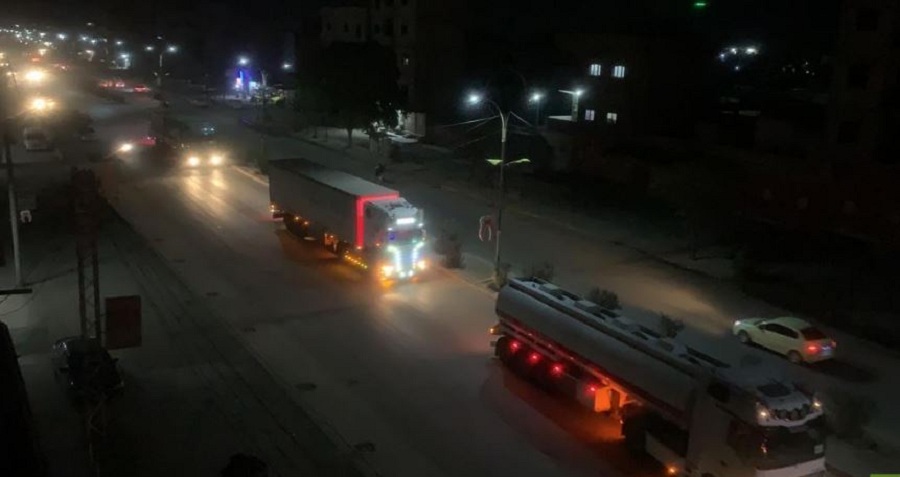 US sends logistical materials to northern Syria