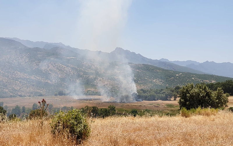 Turkey shells areas in Kurdistan Region