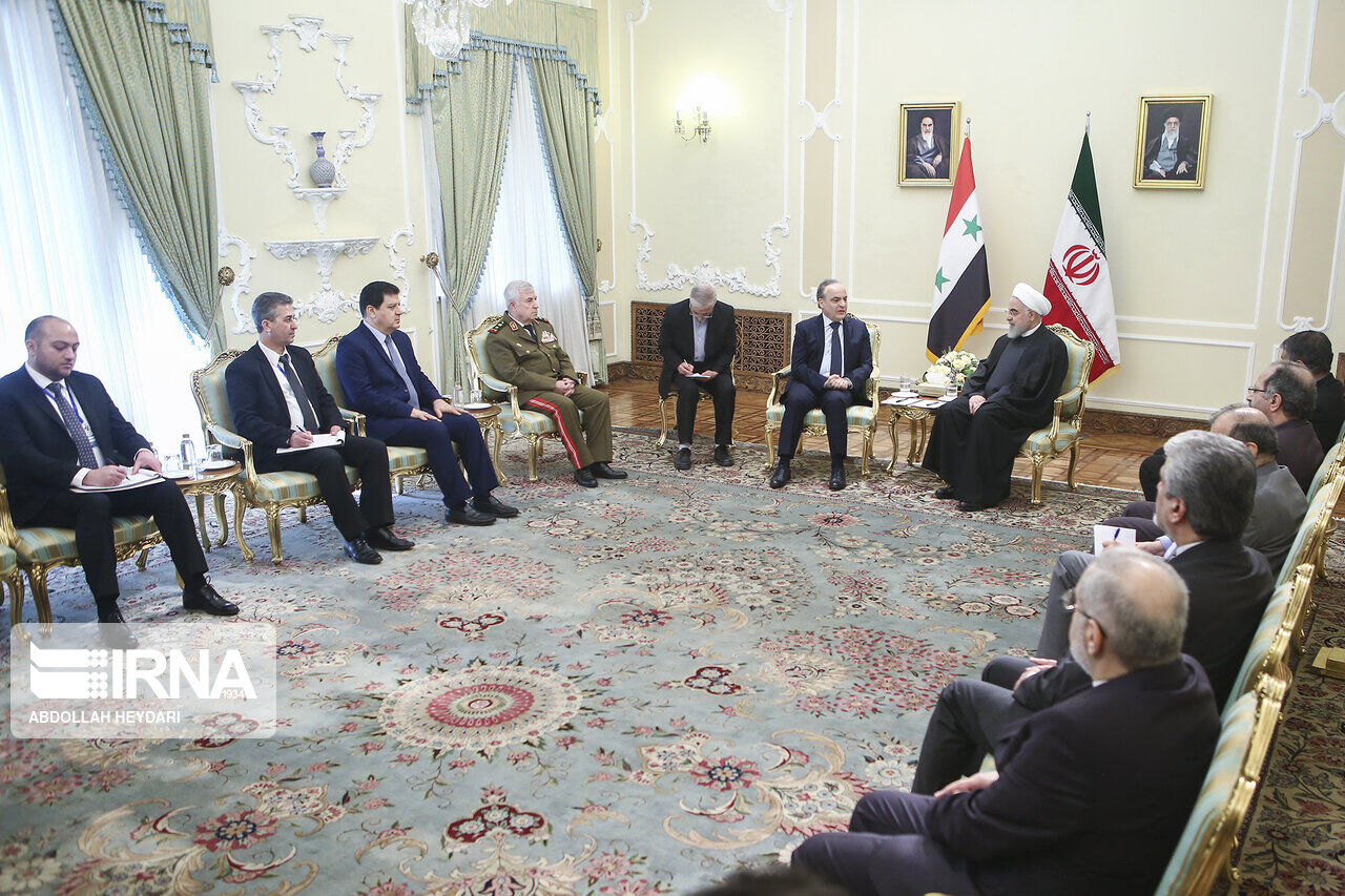 Iranian President calls for forcing invaders to leave region Iranian President calls for forcing invaders to leave region