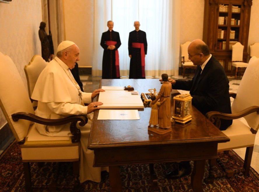 Barham Salih meets with Pope Francis, Italian leaders Barham Salih meets with Pope Francis, Italian leaders