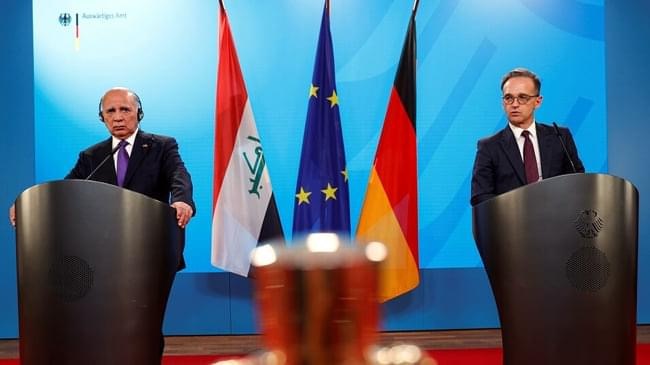 Fuad Hussein visits Berlin, meets German counterpart