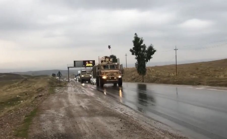 US sends military convoy to Syria