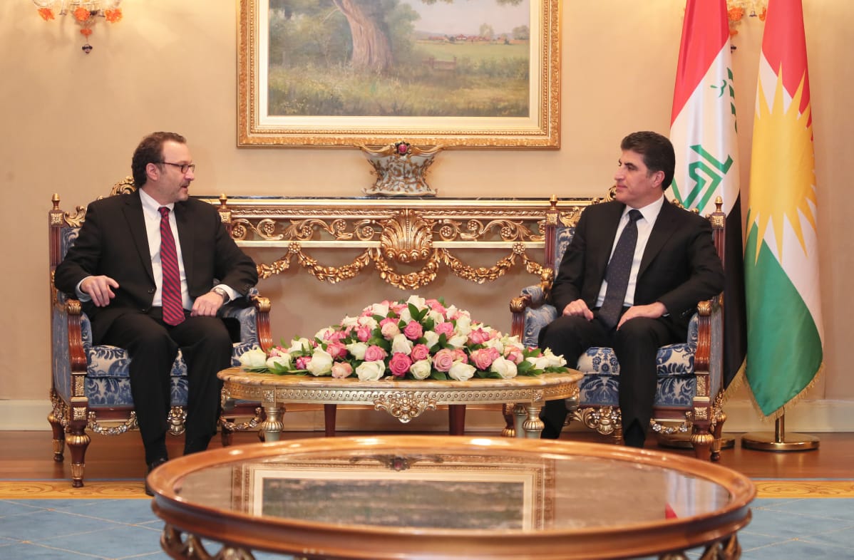 Nechirvan Barzani, US assistant secretary hold meeting in Erbil