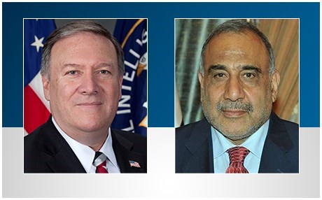 Abdul Mahdi asks Pompeo to choose mechanism for US withdrawal from Iraq
