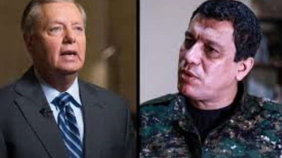 Senator Graham stresses on US support to Kurds in talk to Mazlum Kobani