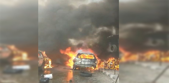 Many were killed as bomb explodes near oil tanker in Afrin