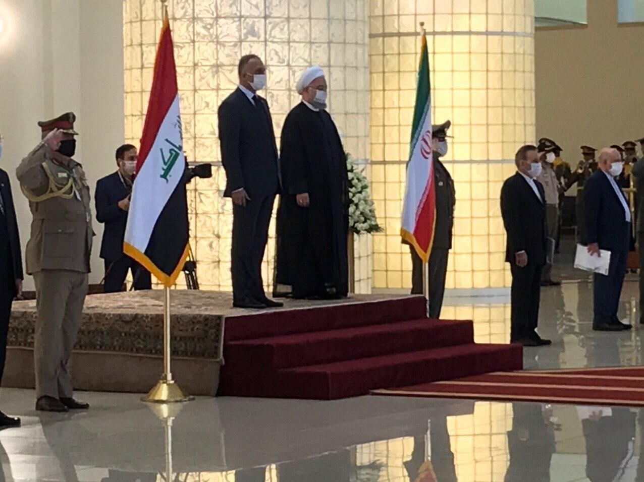 Iraqi PM arrives in Iran, welcomed by President Rouhani