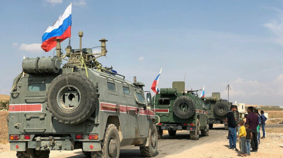 Russian forces confront SDF forces in Tel Tamar