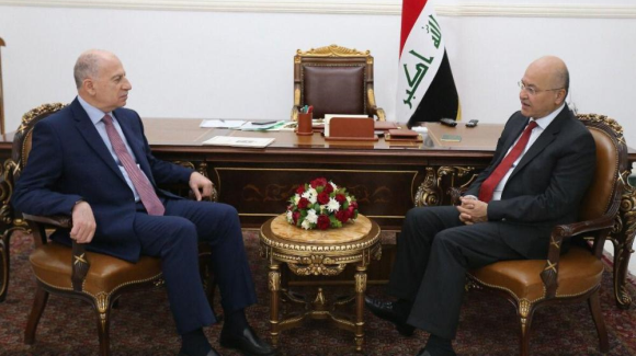 Barham Salih congratulated Nujaifi on his election as head of Iraqi Front