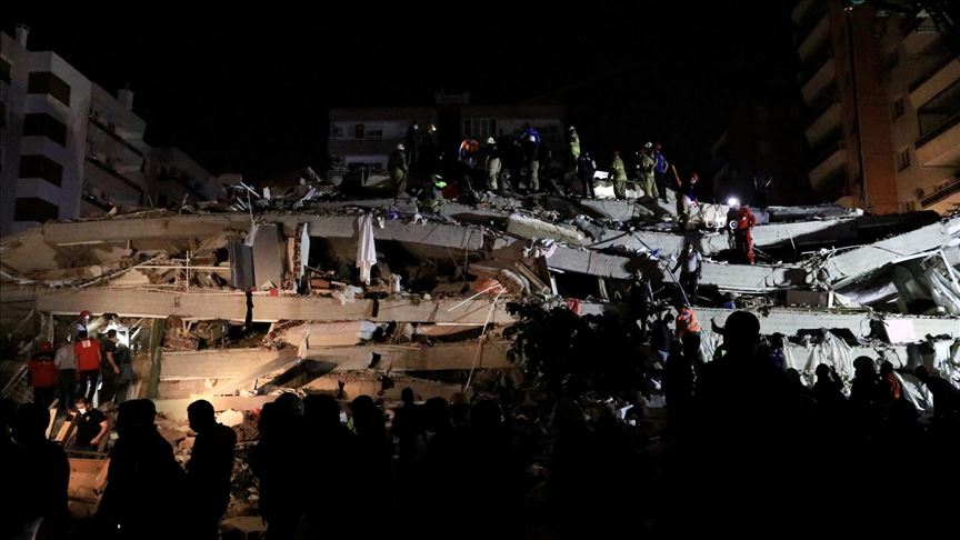 12 killed, 522 injured in quake in Izmir, Aegean Turkey