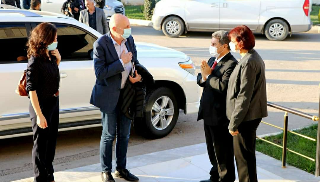 Belgian delegation visits Syrian Kurdistan