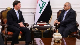 گفت‌وگوی تلفنی عبدالمهدی و وزیر دفاع آمریکا درباره تحولات عراق