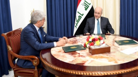 تاکید بر لزوم احترام به اراده عراق در دیدار برهم صالح و سفیر فرانسه