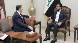 تاکید رئیس مجلس عراق و سفیر ترکیه بر اهمیت تقویت راه‌های همکاری