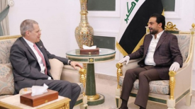 گفت‌وگوی حلبوسی و سفیر آمریکا درباره راه‌های پشتیبانی از دولت جدید عراق