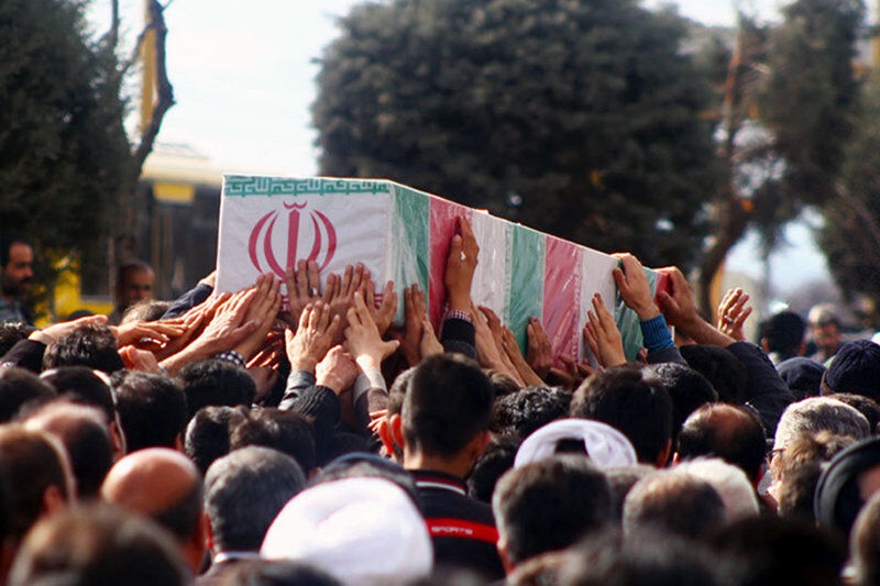 پیکر جانباختگان مهابادی حادثه سقوط هواپیمایی اکراینی تشییع شد