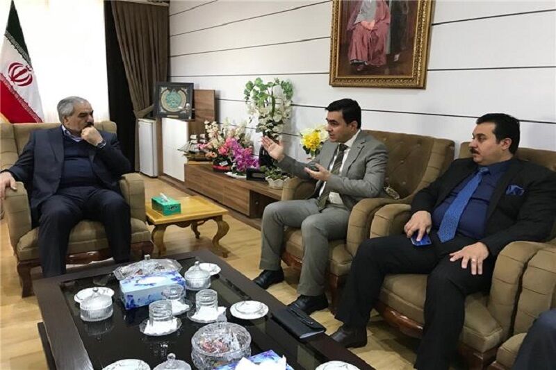 پیشنهاد استاندار کردستان به اتاق بازرگانی حلبچه برای سرمایه گذاری در پروژه راه آهن سنندج - سلیمانیه 