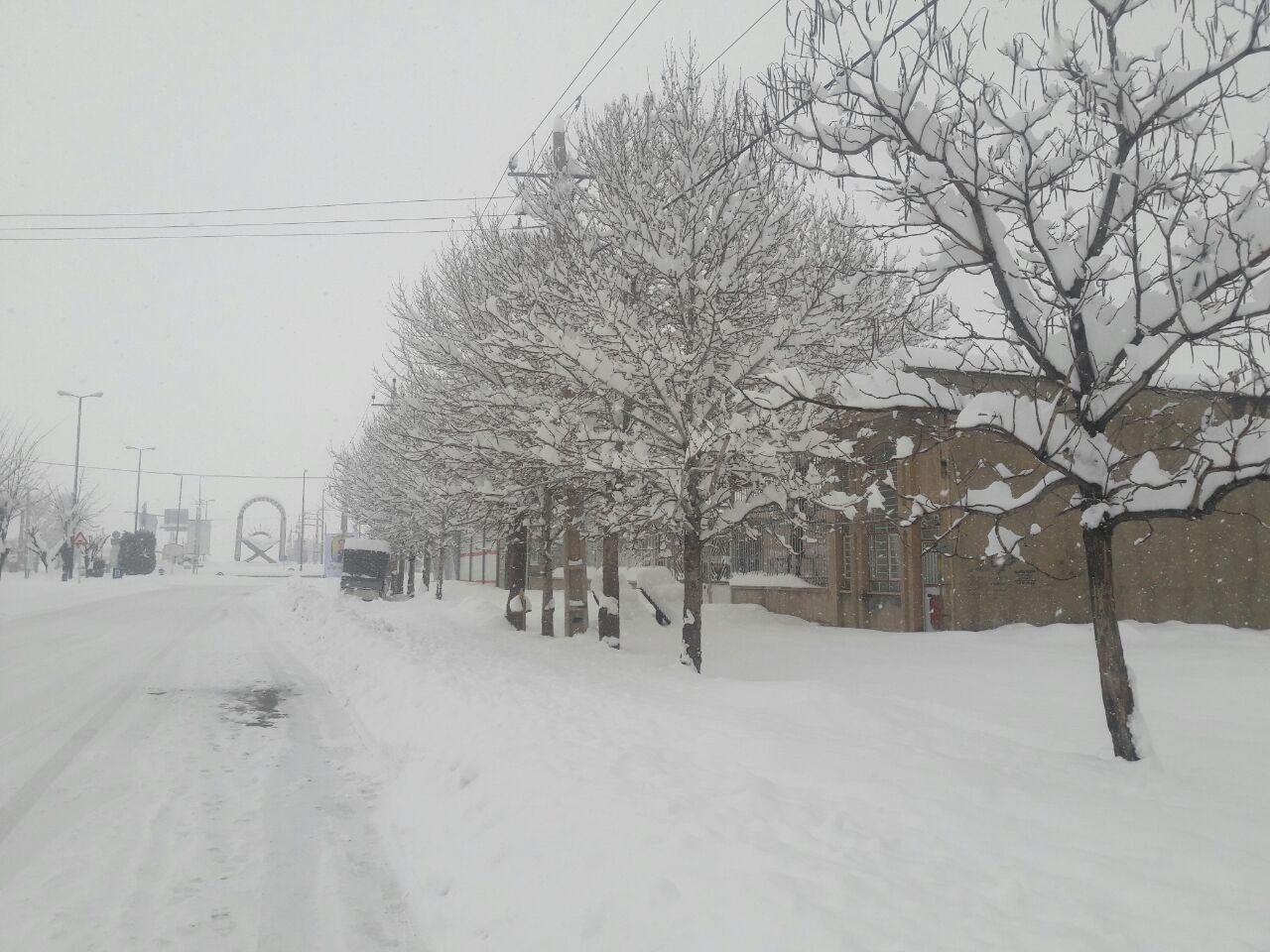 احتمال بارش برف در ۱۶ استان/ آذربایجان غربی، کردستان و کرمانشاه در محدوده بارش ها