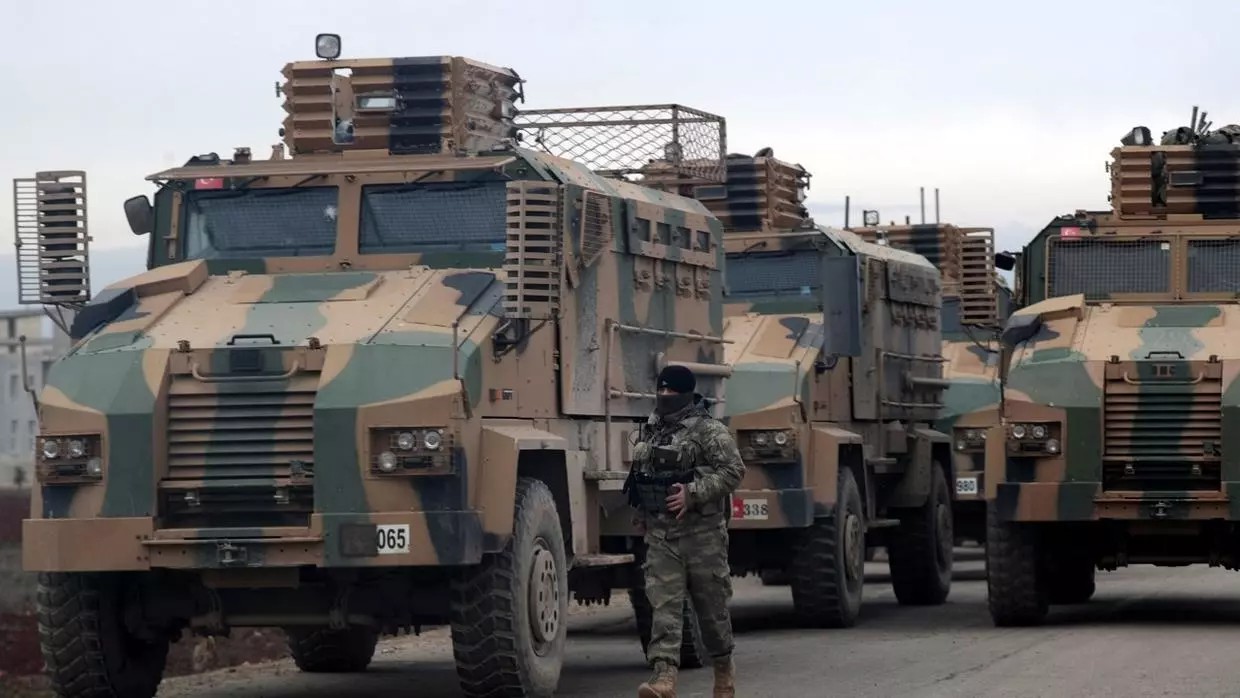 انفجار بمب در مسیر کاروان نظامی ارتش ترکیه در ادلب