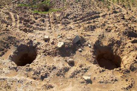 دستگیری ۴ حفار غیرمجاز آثار باستانی در زرنه