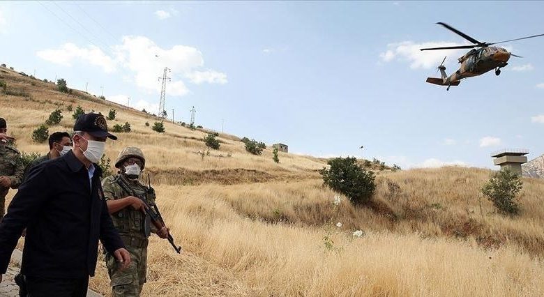 ۷ عضو YPG در عملیات ارتش ترکیه کشته شدند
