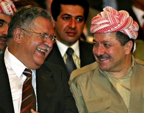 مسعود بارزانی خطاب به پسران مام جلال؛  ادامه دهنده راه پدر باشید