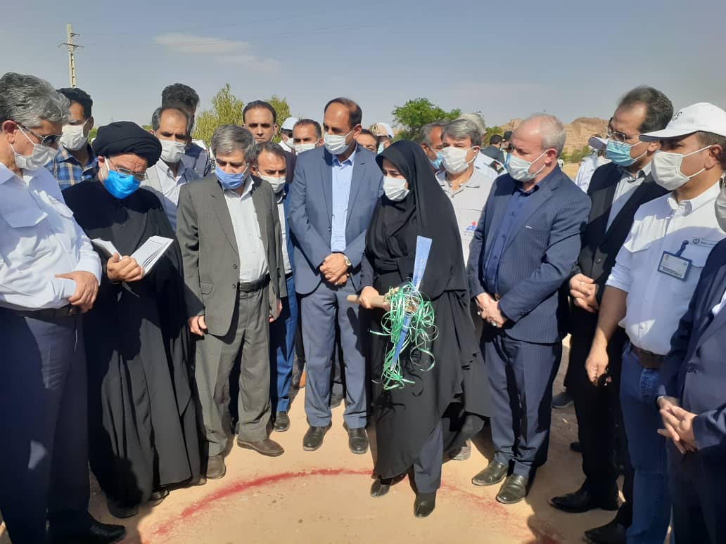 پروژه ایستگاه تقویت فشار بیات دهلران کلنگ زنی شد