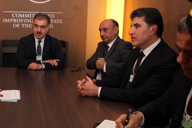 نێچیرڤان بارزانی لە کۆڕبەندی ئابووری داڤۆس چەند دیدار و کۆبوونەوەیێکی جیاوازی ئەنجام دا