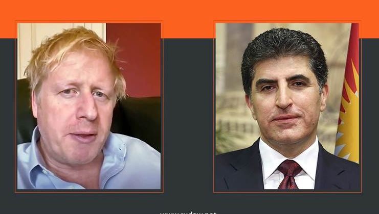 نێچیرڤان بارزانی هیوای چاکبوونەوە بۆ سەرۆکوەزیرانی بەریتانیا دەخوازێت
