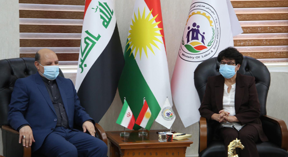 کونسوڵی ئێران لە هەولێر داوای بەردەوامی ئاڵوگۆڕی زیندانیەکان لە هەرێم دەکات