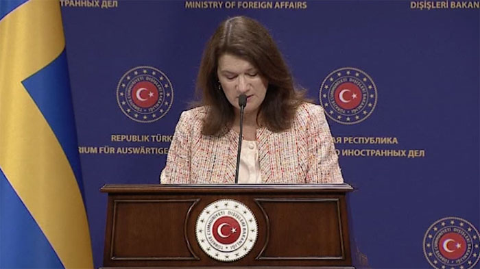 مه‌زڵوم کۆبانێ و ئیلهام ئەحمەد هەڵویستی وەزیری دەرەوەی سوید لەبارەی کوردەوە بەرز دەنرخێنن