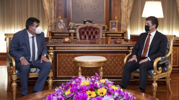 نێچیرڤان بارزانی: هەرێمی کوردستان خوازیاری په‌ره‌پێدانى په‌يوه‌ندييه‌کانيه‌تى له‌گه‌ڵ ئه‌رمه‌نستان